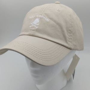 NEW NICK GRAHAM CREAM BASEBALL CAP HAT